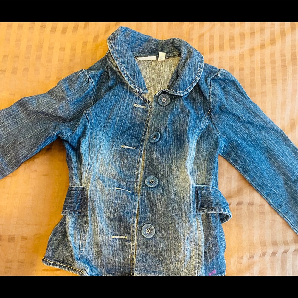 Girls jean jacket size 5